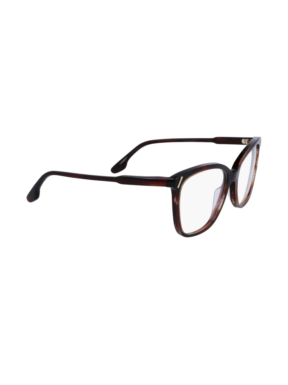 Victoria Beckham Eyewear VB2641 bril met vierkant montuur Bruin