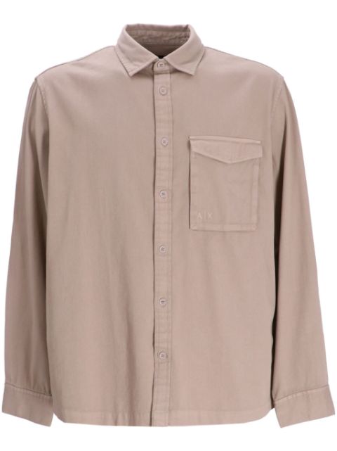 Armani Exchange long-sleeves cotton shirt Men