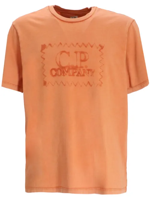 T-shirt en coton à logo imprimé - C.P. Company - Modalova