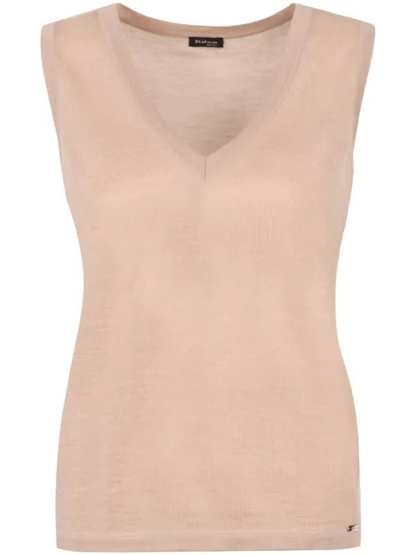 Kiton Tank Top in Neutrals