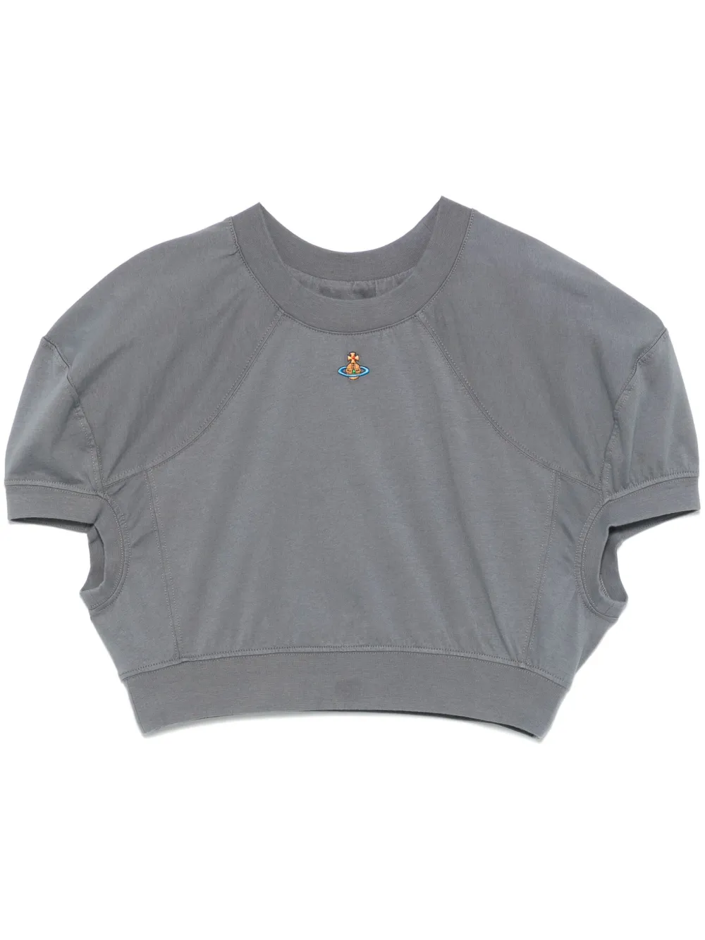 Vivienne Westwood Football cropped T-shirt Grijs