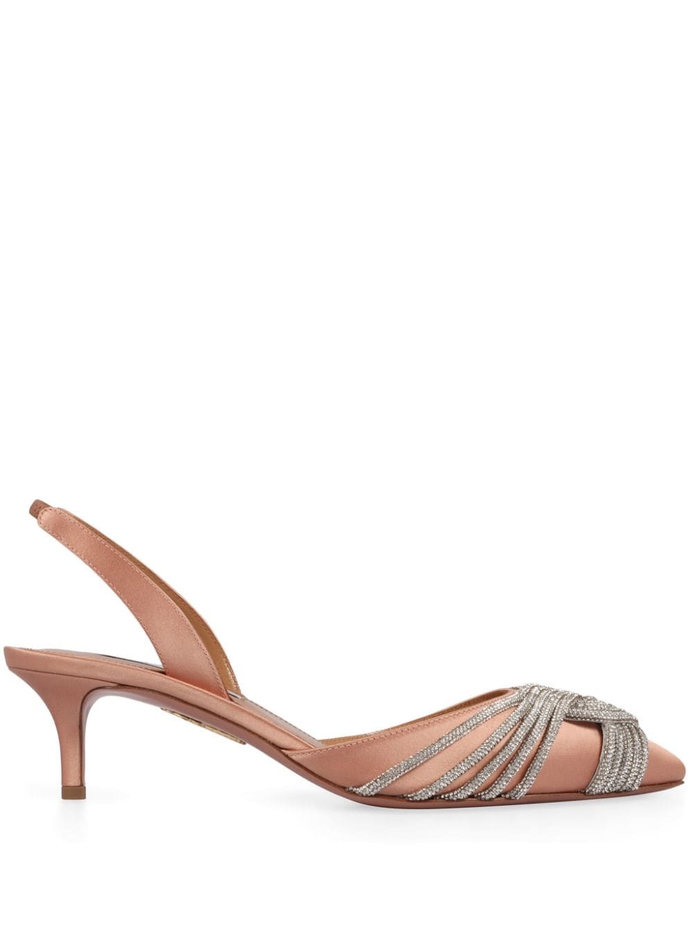 Shop Aquazzura Gatsby 50mm Pumps In Pink