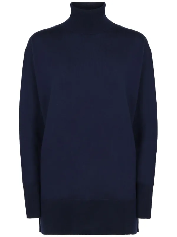 ASPESI Cashmere Turtleneck Jumper in Blue