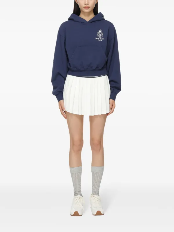 Sporty & Rich プリーツスカート アイボリー Sporty & Rich プリーツスカート | ホワイト | FARFETCH JP
