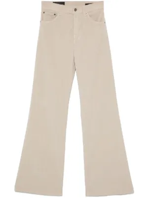 パンツ DONDUP Woman Pants White DP066BGS0096DPTD 397 DONDUP Pants for Women - Shop on FARFETCH