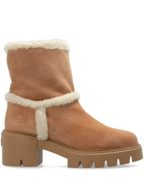 Stuart Weitzman Ankle boot Lennox com salto 70mm