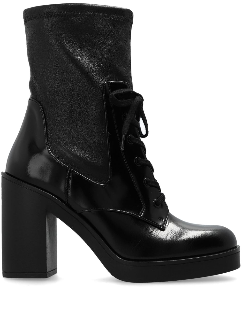 Stuart Weitzman 100mm Everitt boots – Black