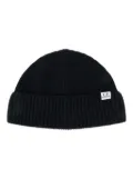 C.P. Company ribbed beanie hat - Blue