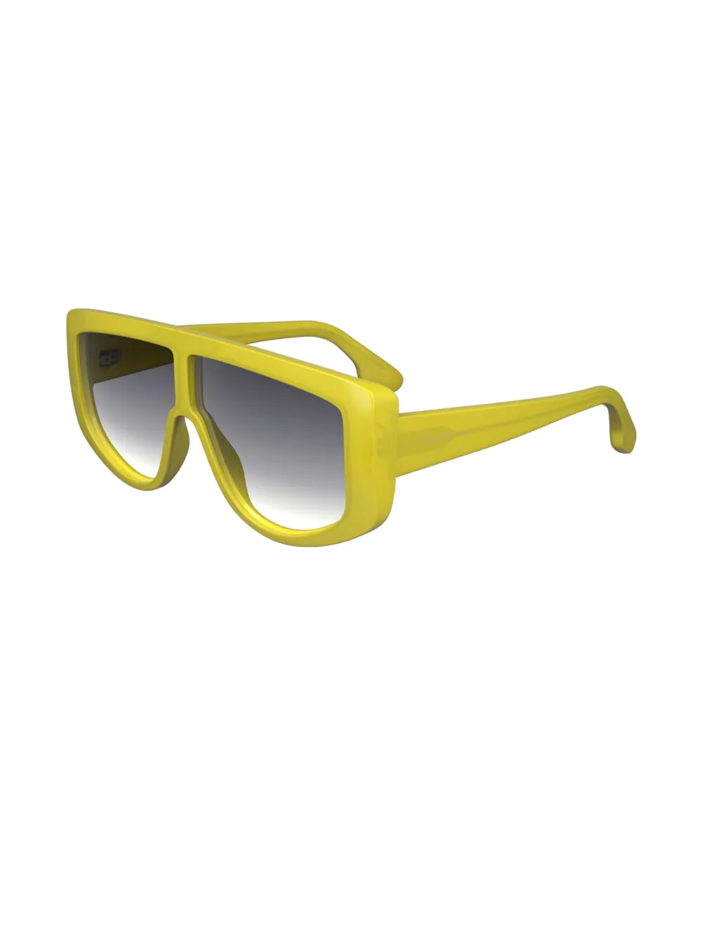 Victoria Beckham Eyewear Visor zonnebril Geel