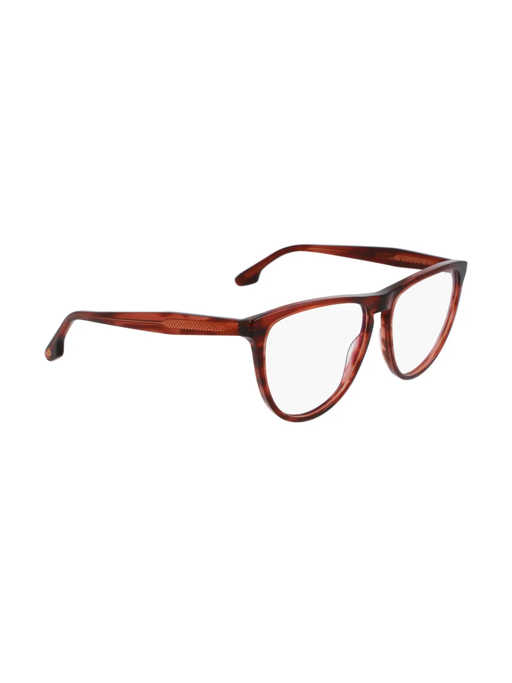 Victoria Beckham Eyewear Gestreepte bril Rood