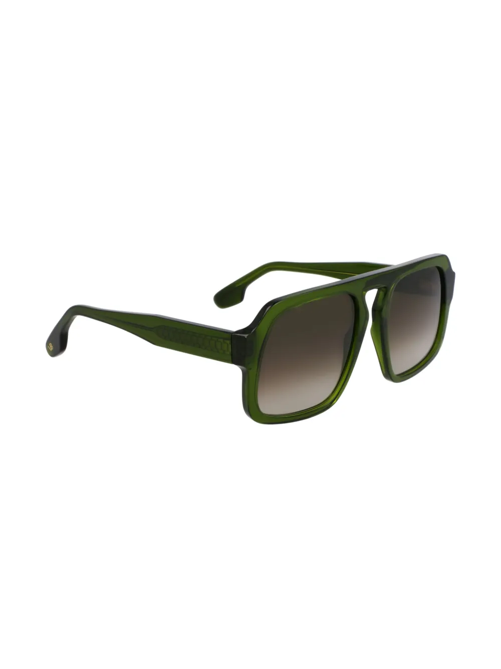 Victoria Beckham Eyewear Zonnebril met piloten montuur - Groen