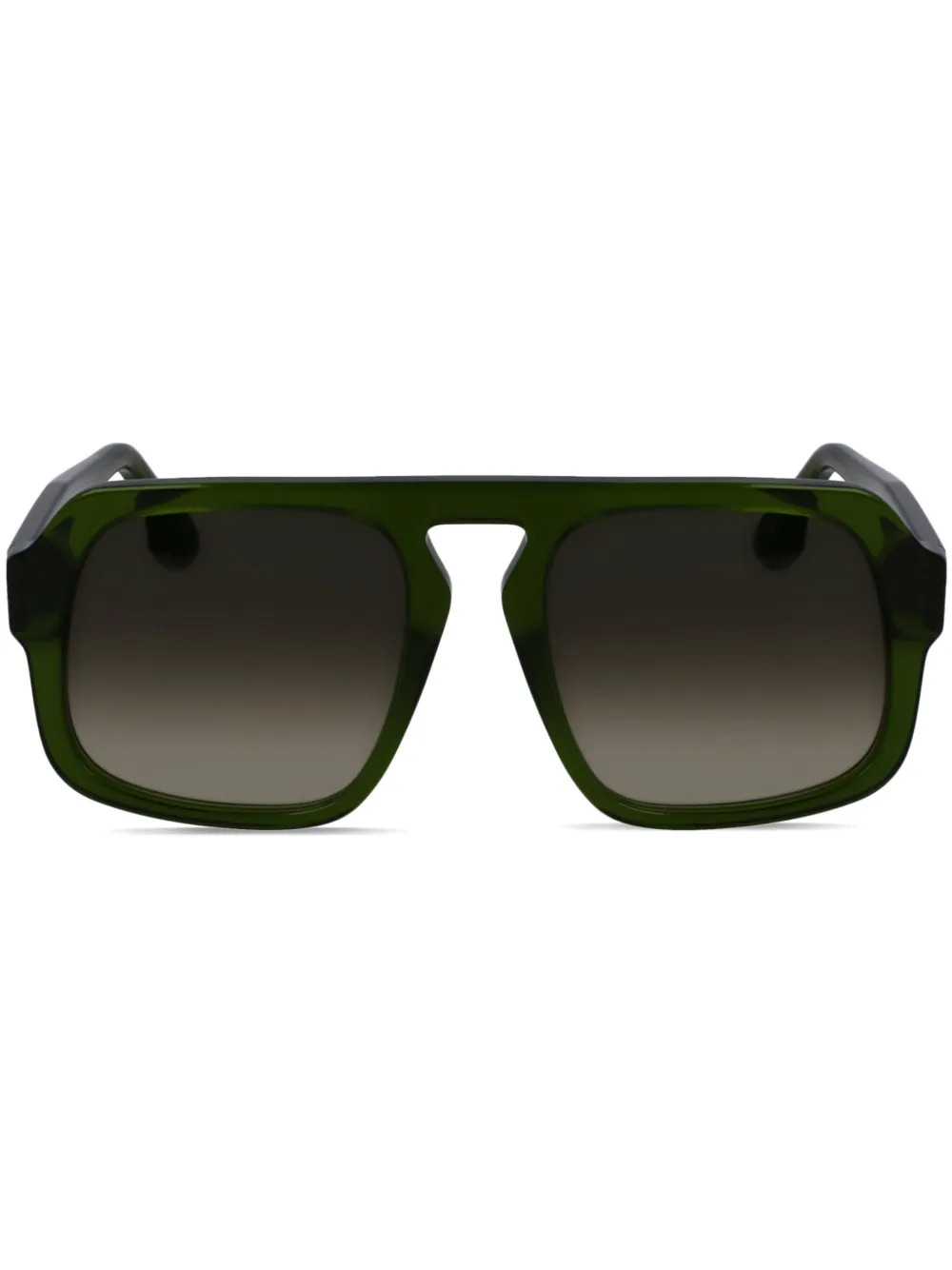Victoria Beckham Eyewear Occhiali da sole con montatura stile pilota - Verde