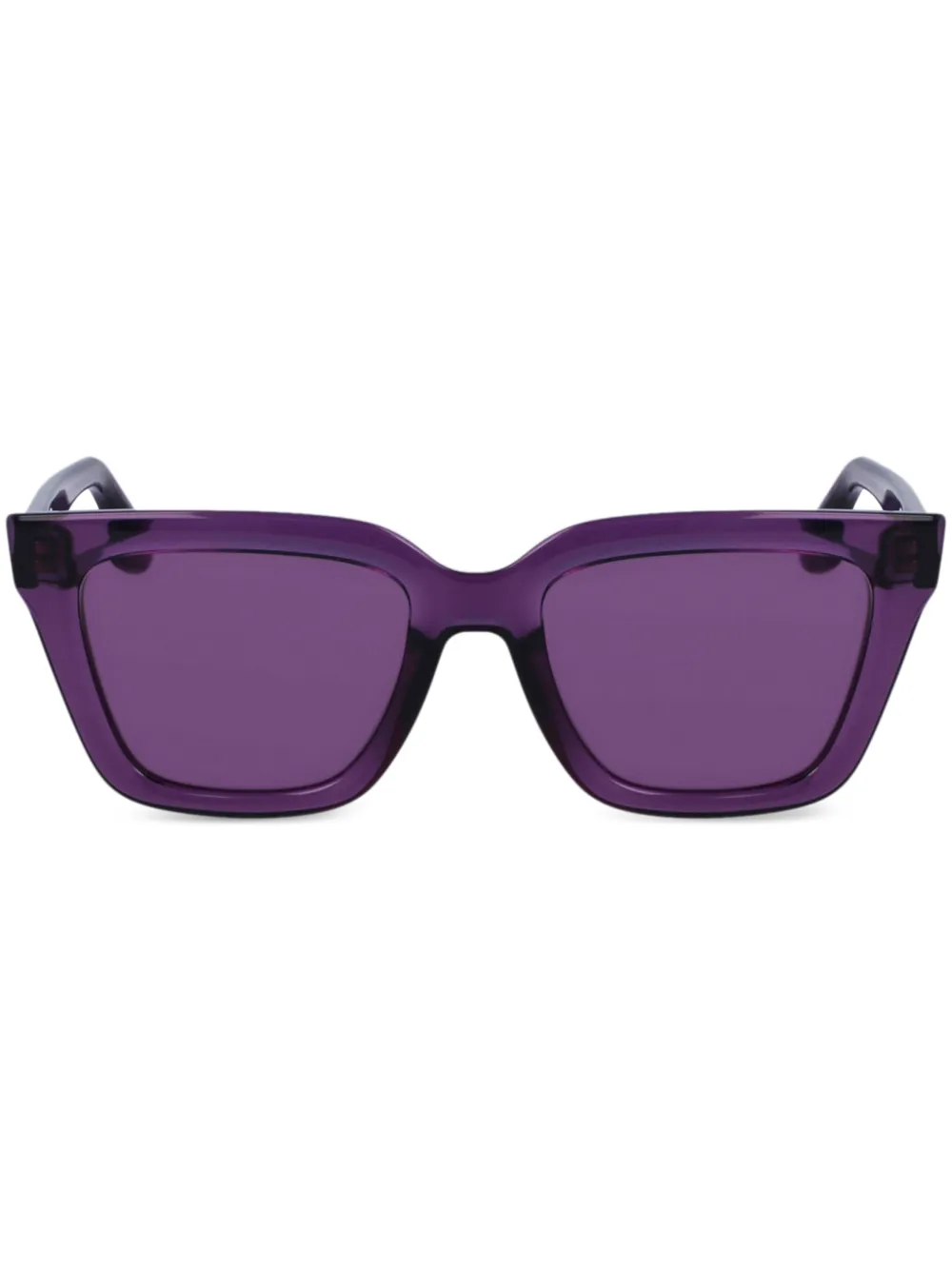 Victoria Beckham Eyewear キャットアイ サングラス - パープル Victoria Beckham Eyewear キャットアイ サングラス - パープル