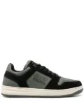 Ea7 Emporio Armani suede sneakers - Black