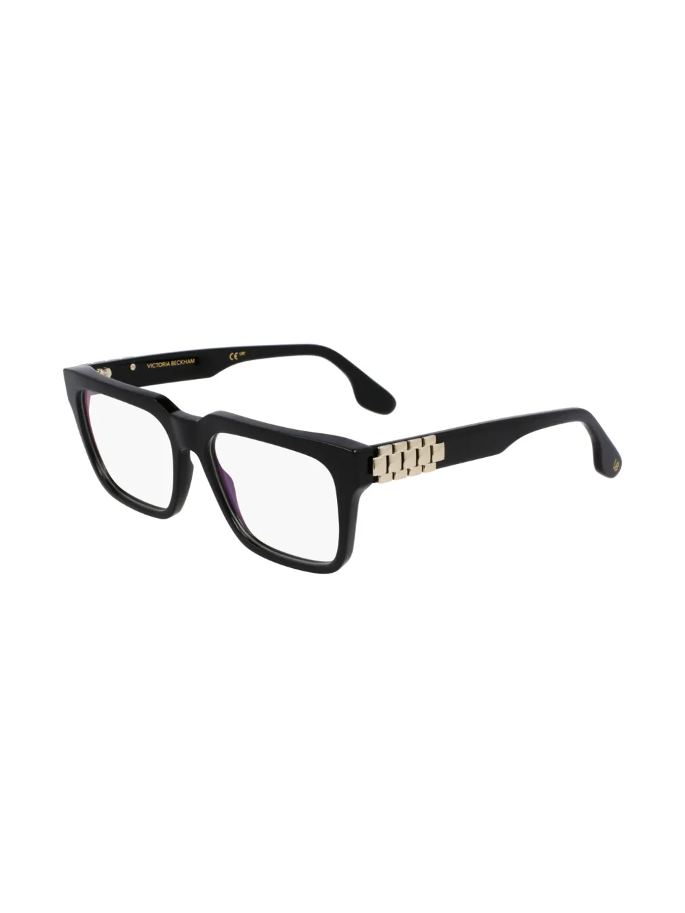 Victoria Beckham Eyewear Bril met rechthoekig montuur Zwart