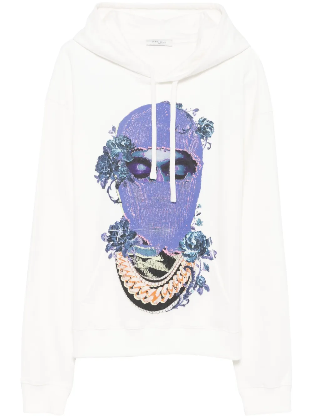 face-print hoodie