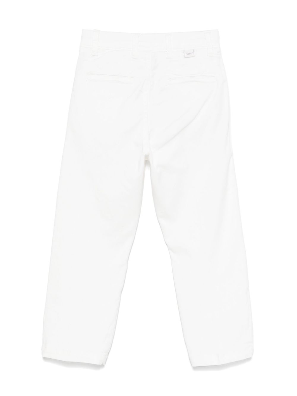 Paolo Pecora Kids straight-leg trousers - Wit