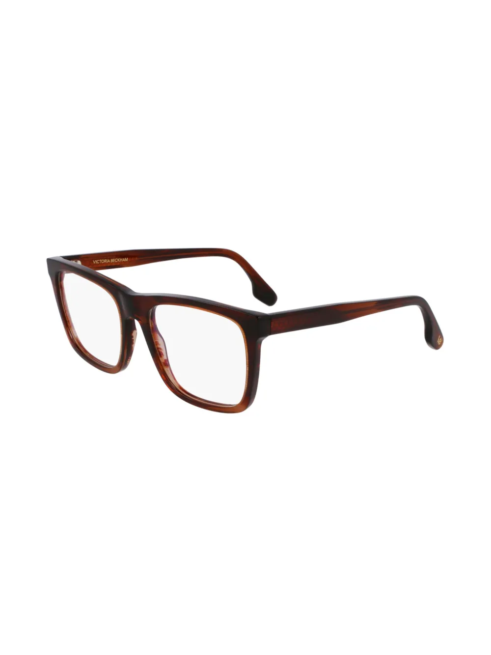Victoria Beckham Eyewear Bril met rechthoekig montuur Bruin