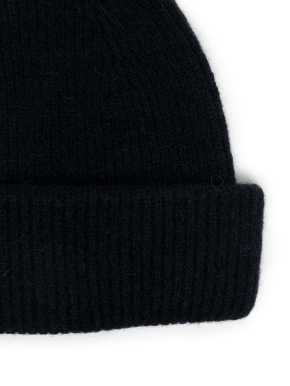 Shop Nuur Ribbed Beanie In 蓝色