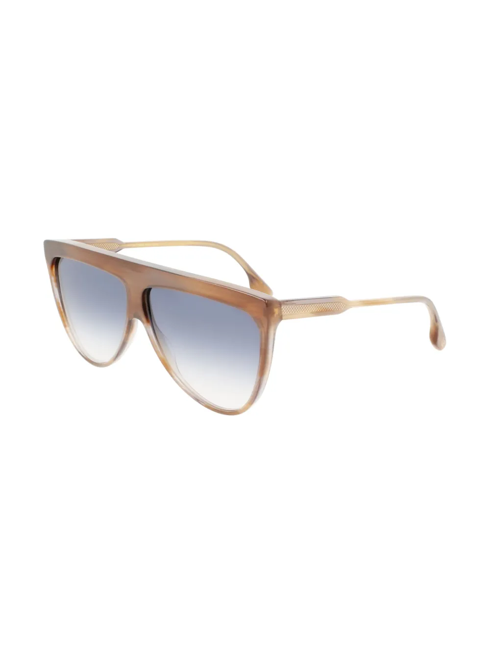 Victoria Beckham Eyewear Zonnebril met rond montuur Bruin