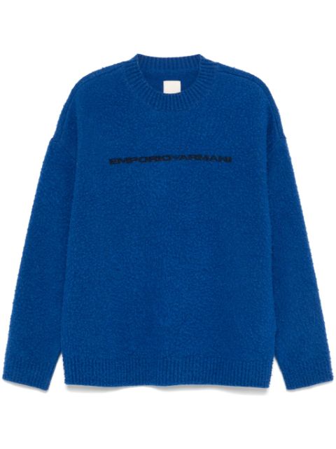 Emporio Armani logo-print sweater Men