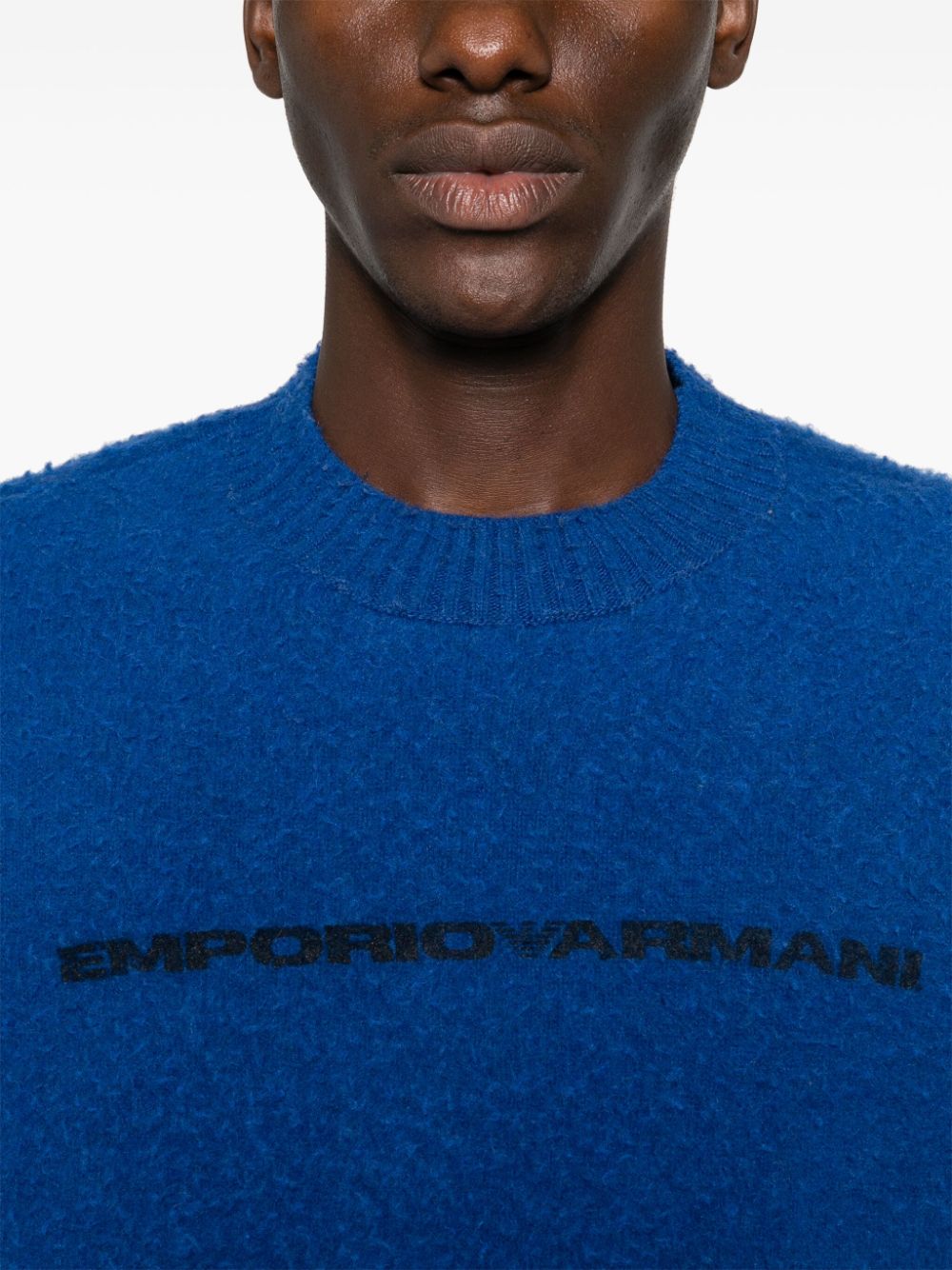 Emporio Armani logo-print sweater Men