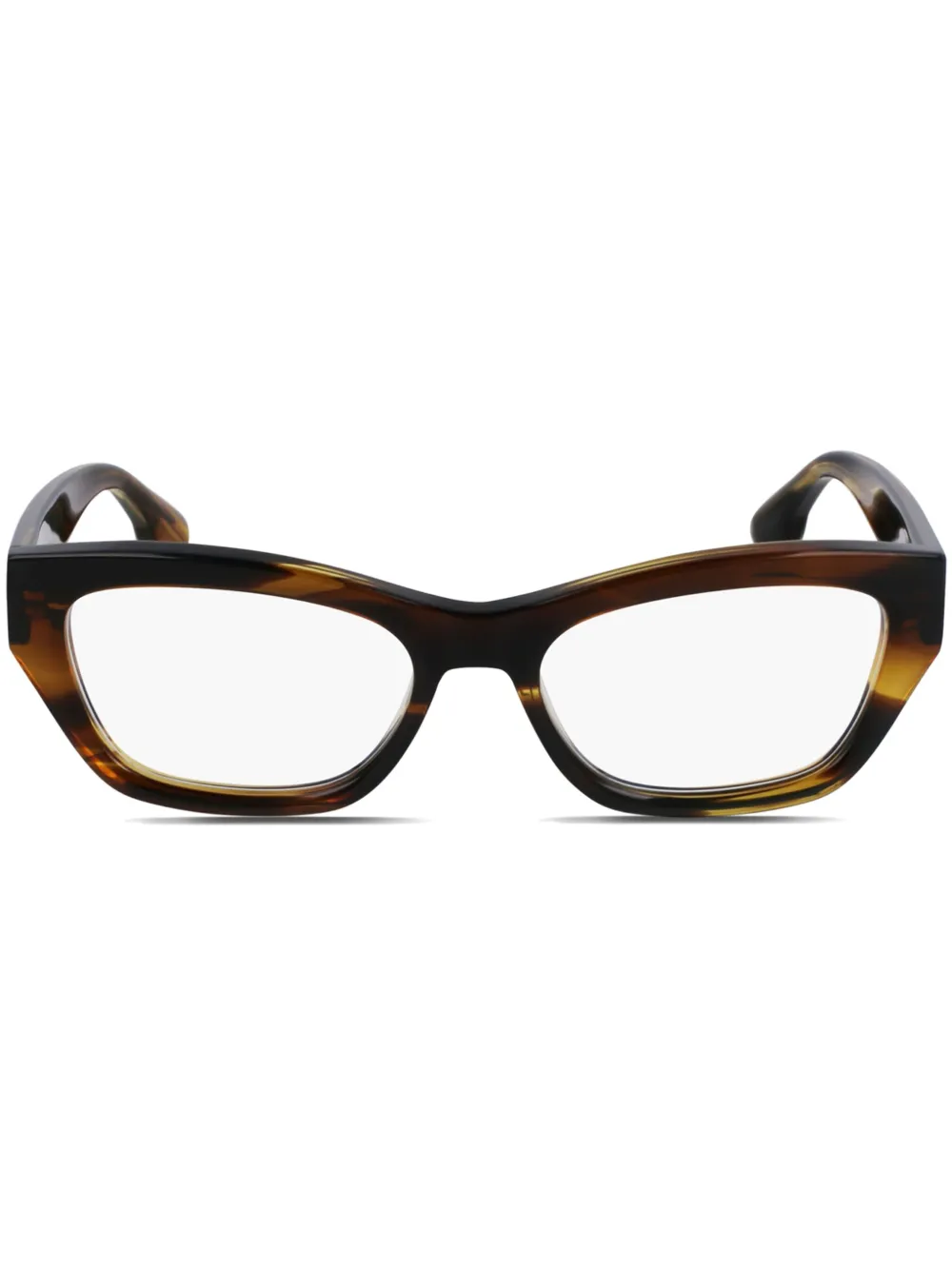 geometric-frame glasses