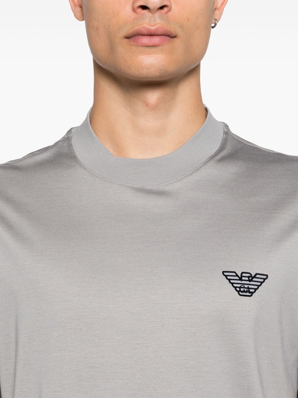 Emporio Armani flocked-logo T-shirt Men