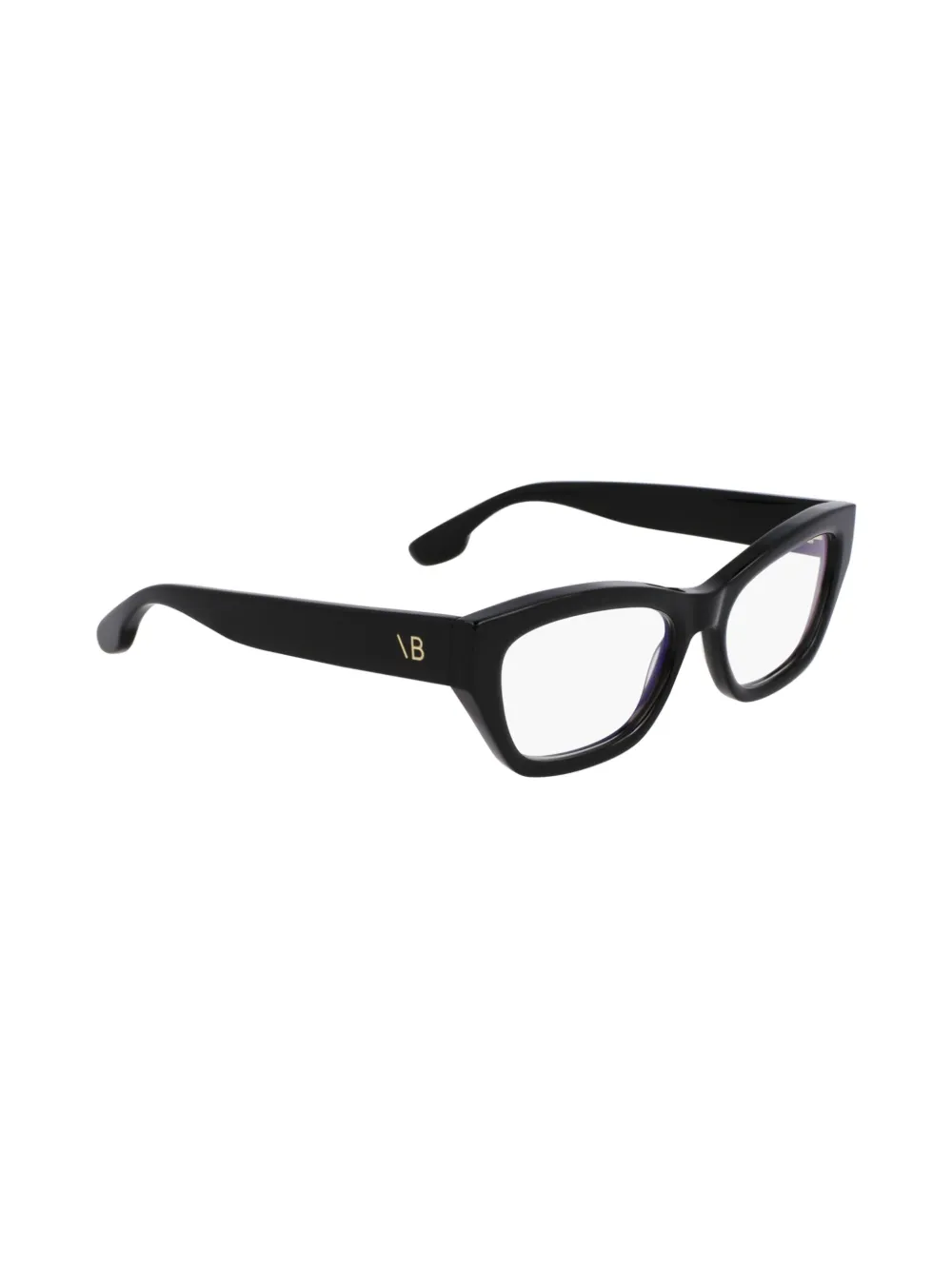 Victoria Beckham Rectangle-frame Glasses In Black
