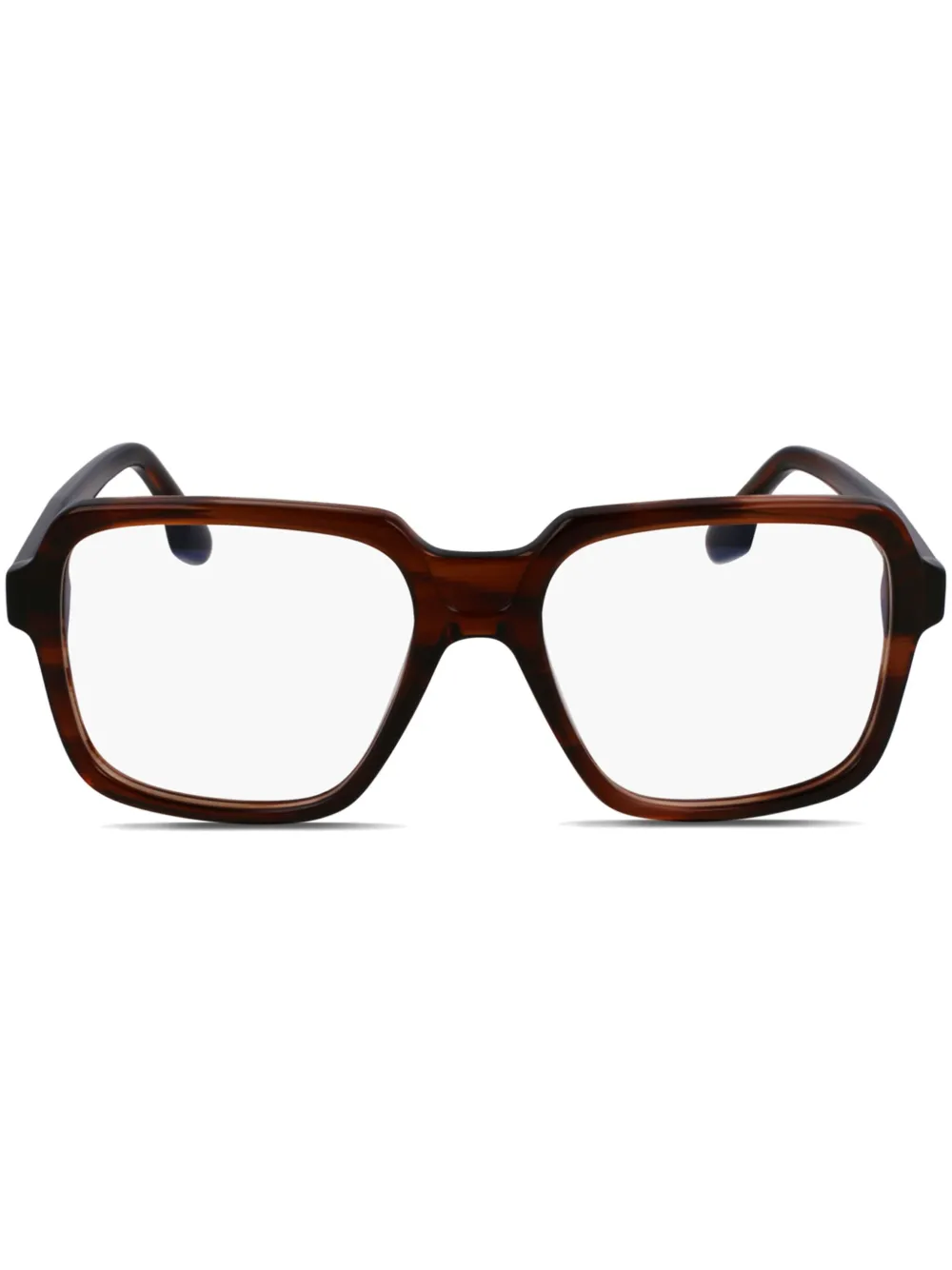 Victoria Beckham Eyewear Occhiali oversize - Marrone