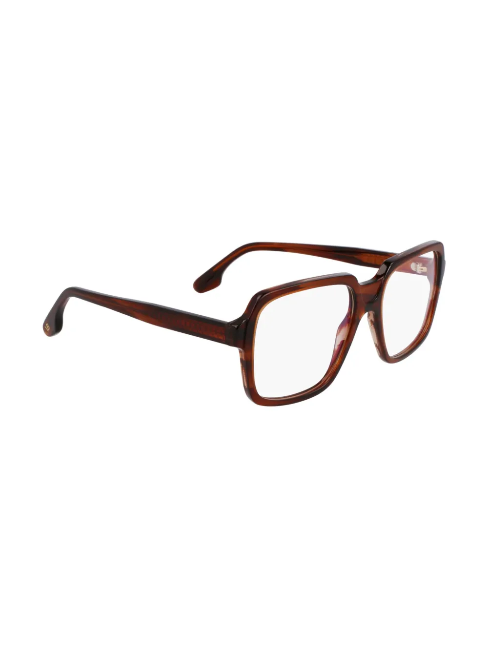 Victoria Beckham Eyewear Bril met oversized montuur Bruin