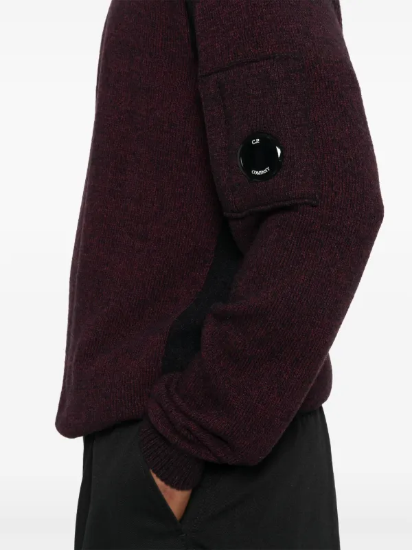 C.P. COMPANY 18AW ゴーグルレンズ ドライバーズニット-48