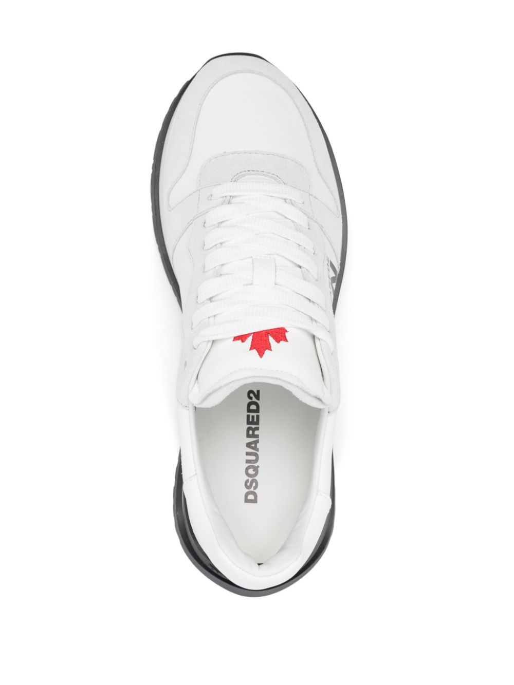 DSQUARED2 Leren sneakers Wit