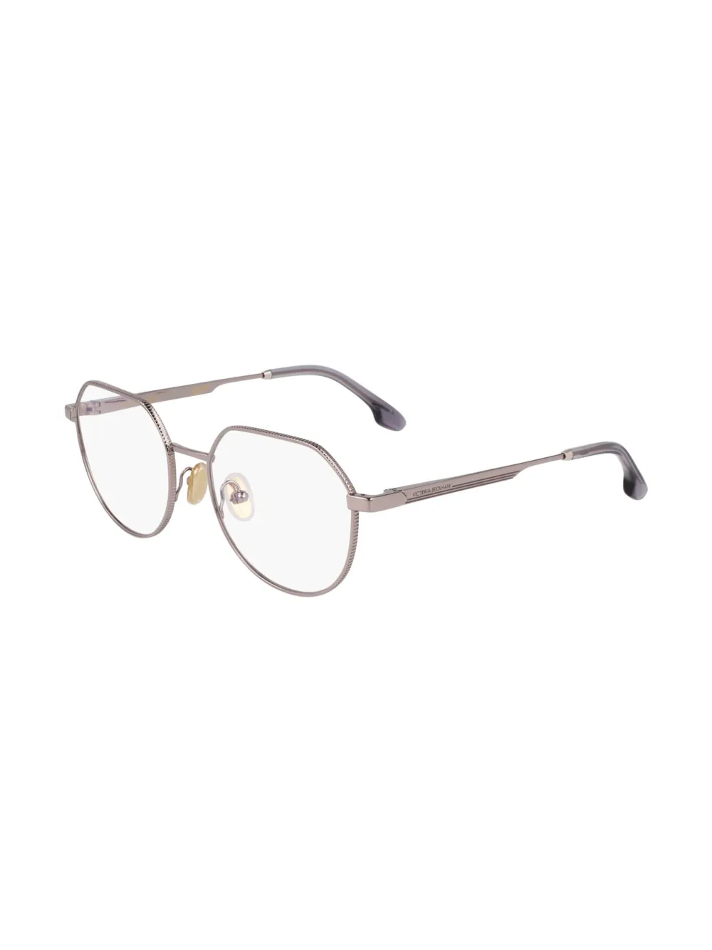 Victoria Beckham Eyewear Bril met zeshoekig montuur Zilver