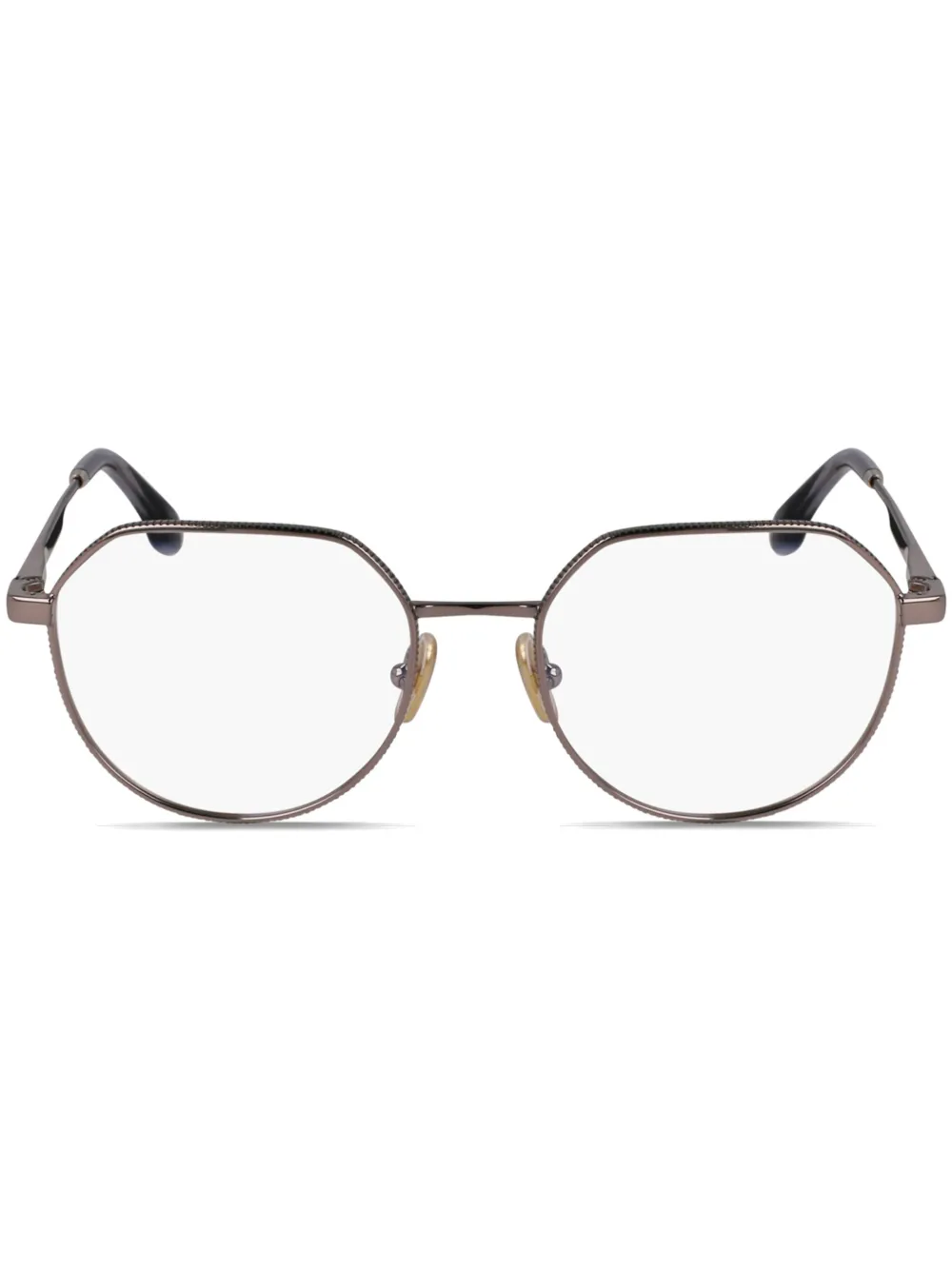 Victoria Beckham Eyewear Occhiali esagonali - Argento