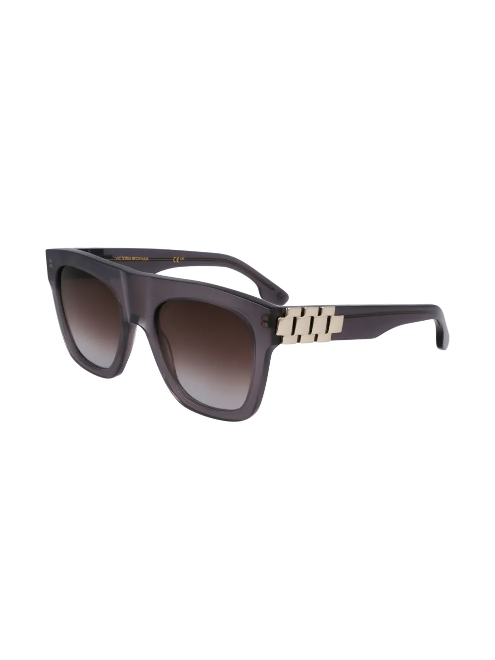 Victoria Beckham Eyewear Zonnebril met vierkant montuur Grijs