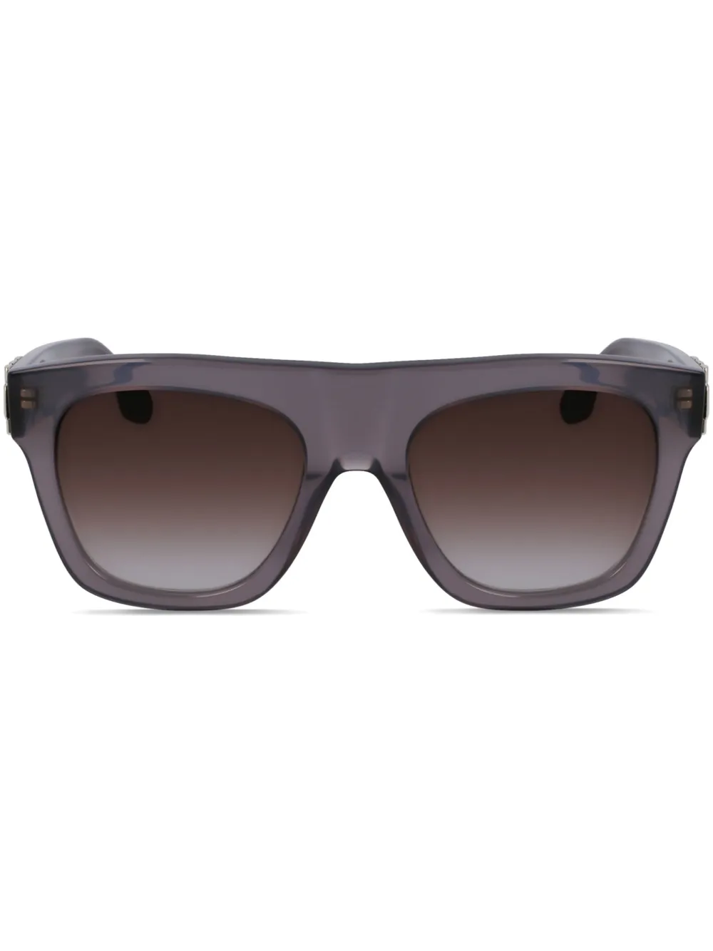 Victoria Beckham Eyewear スクエアフレーム サングラス - グレー Victoria Beckham Eyewear スクエアフレーム サングラス - グレー