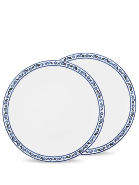 Dolce & Gabbana Mediterraneo-trim dessert plates (set of two)