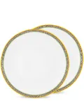 Dolce & Gabbana Carretto Siciliano-trim plates (set of two) - White