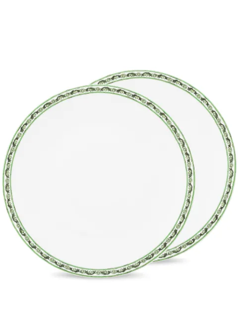 Dolce & Gabbana Maiolica-trim plates (set of two)