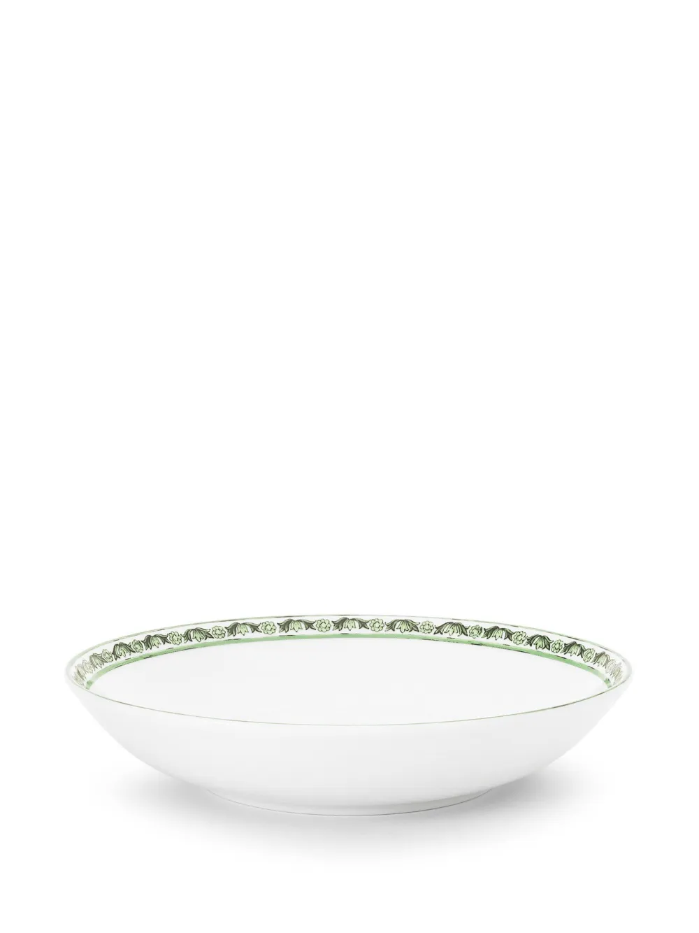 Dolce & Gabbana Maiolica-trim Soup Plates (set Of Two) In White