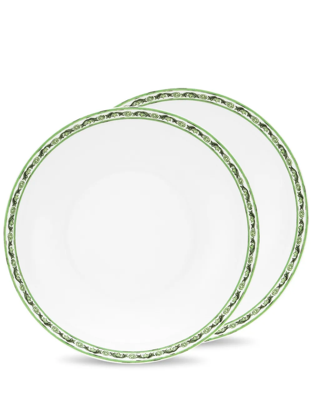 Dolce & Gabbana Maiolica-trim soup plates (set of two) | White | Image 1