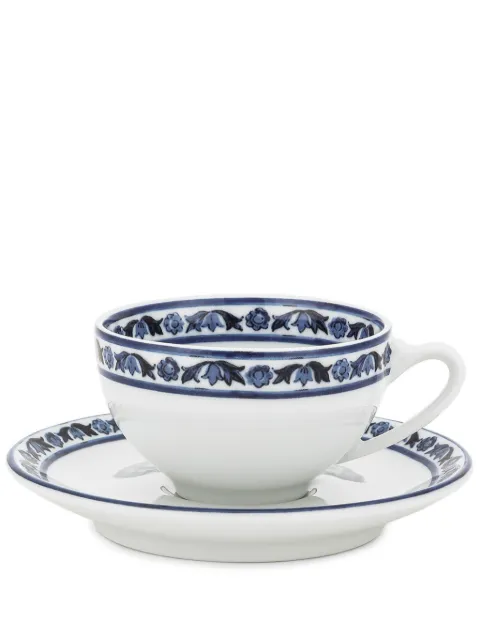 Dolce & Gabbana Mediterraneo-trim expresso cups (set of two)