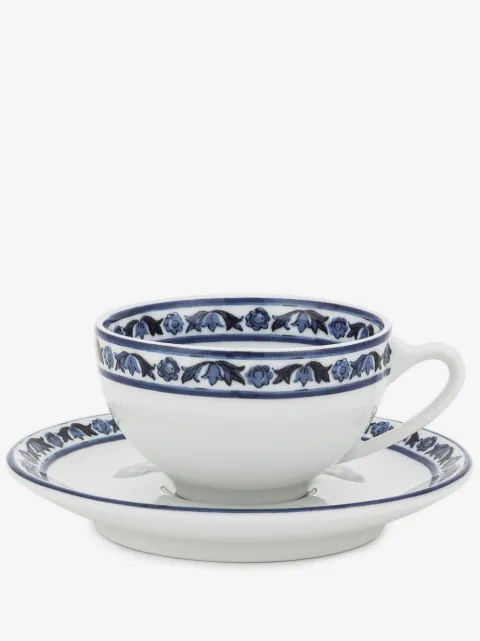 Dolce & Gabbana Mediterraneo-trim expresso cups (set of two)