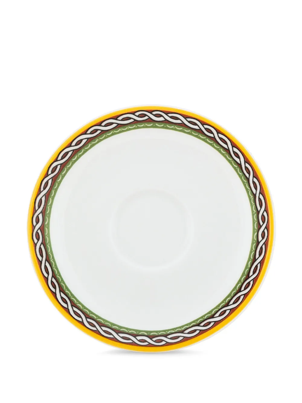 Dolce & Gabbana Carreto Sicilian-trim Expresso Cups (set Of Two) In White