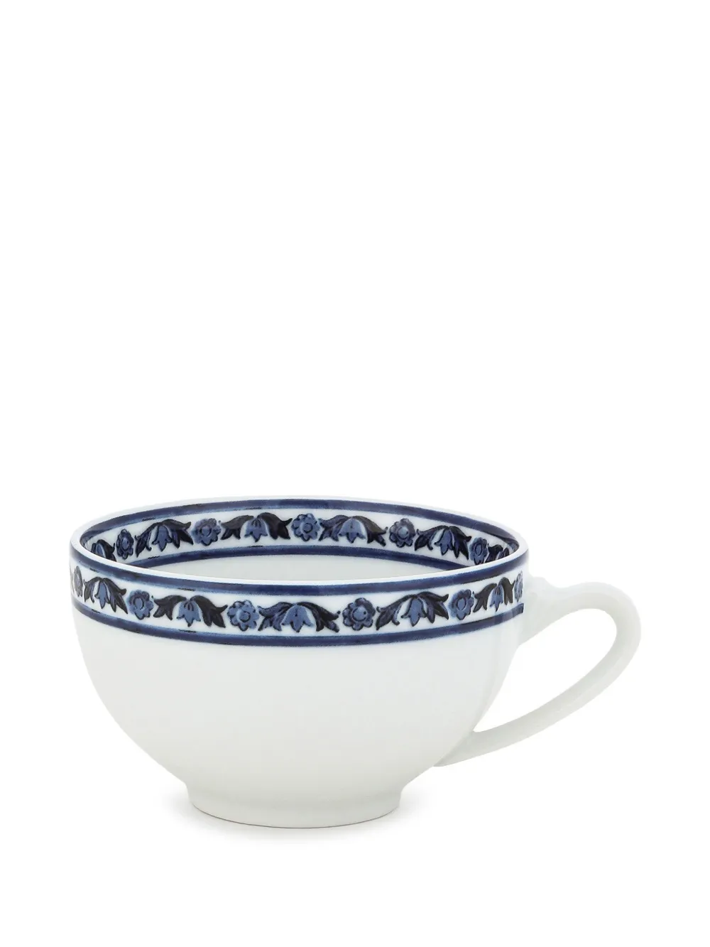 Dolce & Gabbana Mediterraneo-trim Expresso Cups (set Of Two) In White