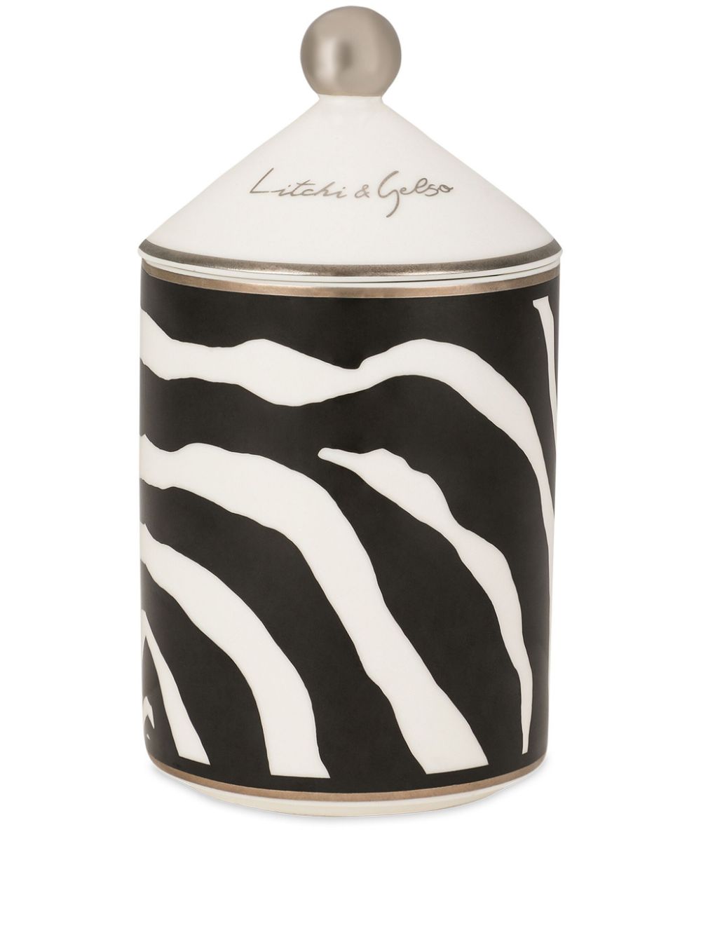 Dolce & Gabbana Porcelain Scented Candle In Black