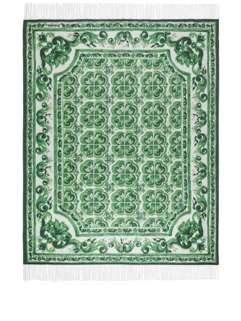 Dolce & Gabbana jacquard cashmere blanket