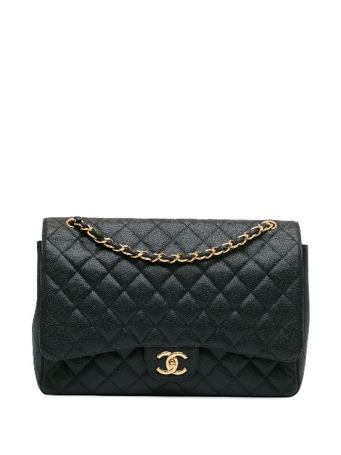 CHANEL 2011 Maxi Classic Caviar Double Flap shoulder bag Women