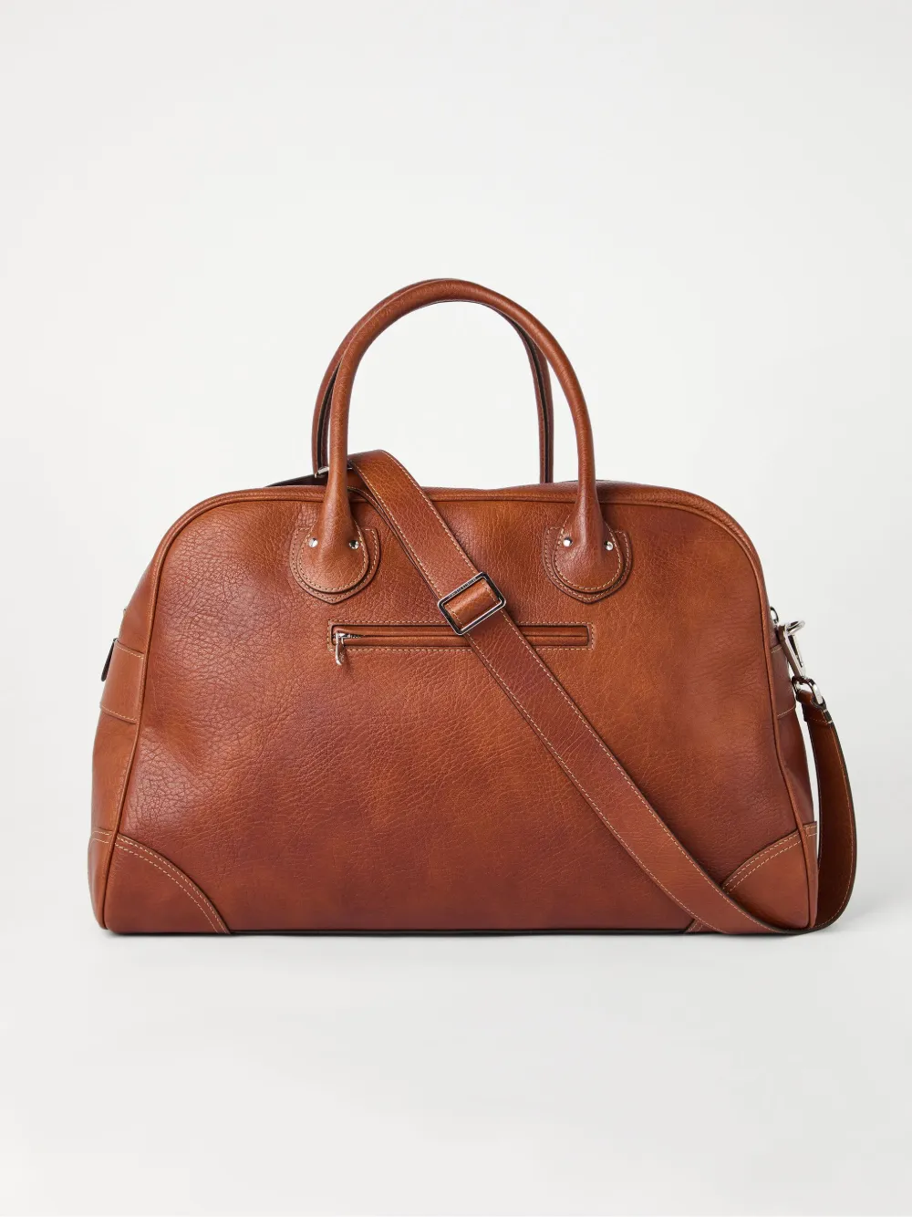 Brunello Cucinelli レザーボストンバッグ | ブラウン | FARFETCH JP